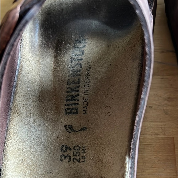 Birkenstock Brown Leather Sandals - Picture 2 of 4